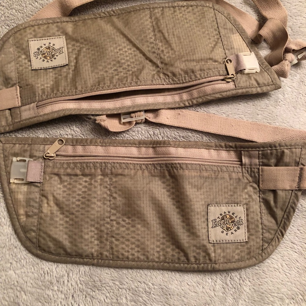 Pair of Passport/money holders for travel